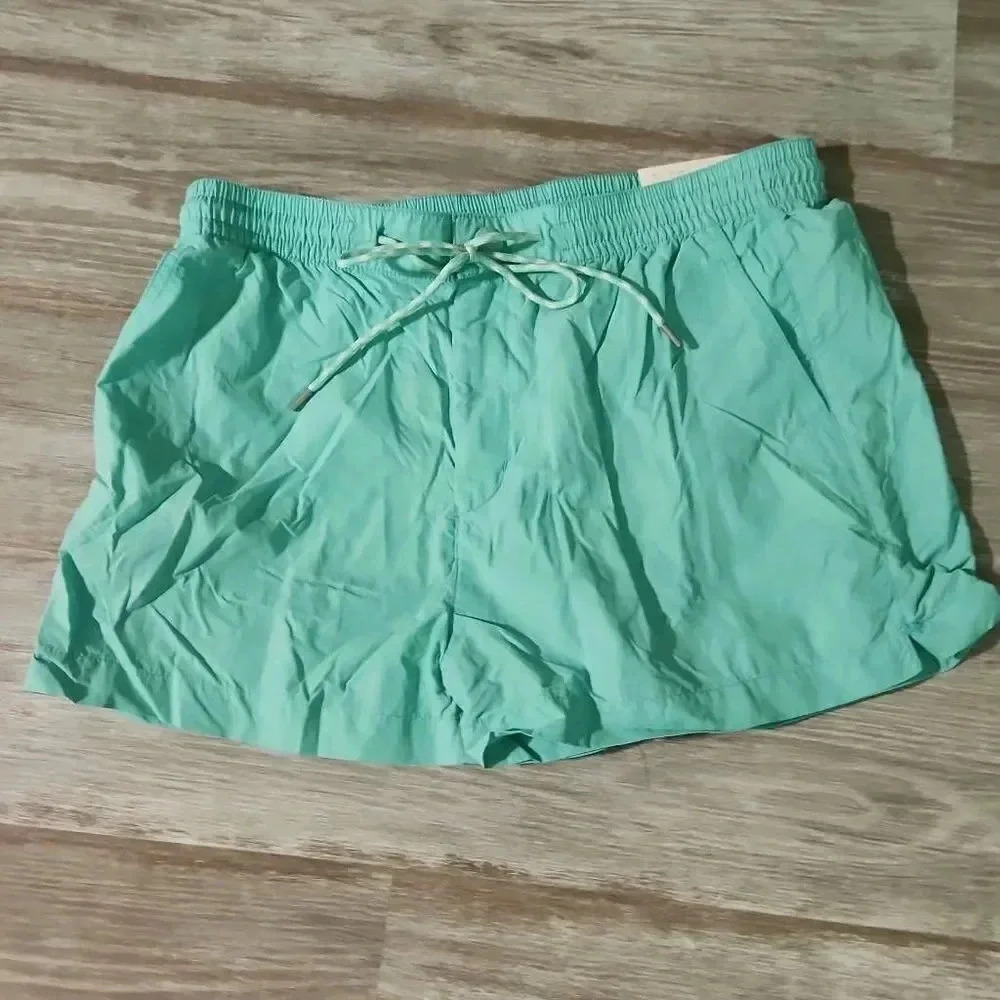 NWT AEO Light Teal Windbreaker Shorts